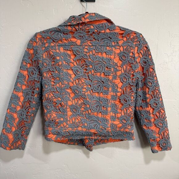 Darling Coral & Grey Blazer Size small - Picture 4 of 7